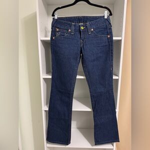 True Religion Women's Jeans Joey Low-Rise Bootleg Size 27